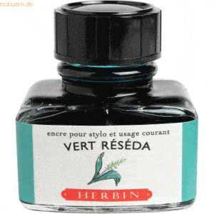 4 x Herbin Füllertinte 30ml Resedagrün