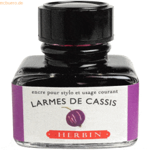 4 x Herbin Füllertinte 30ml cassis