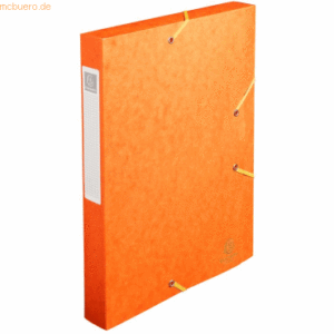 Exacompta Sammelbox Nature Future A4 40mm Manila-Karton orange