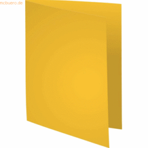 5 x Exacompta Aktendeckel Forever A4 220g VE=100 Stück gelb