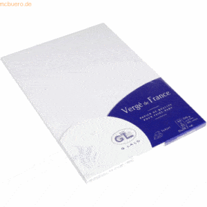 4 x Lalo Papier Verge A4 210g/qm VE=25 Blatt weiß