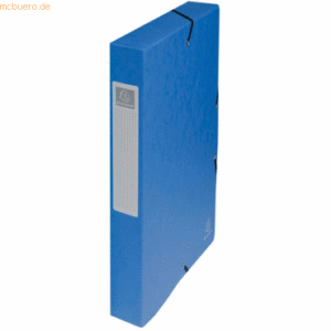 Exacompta Sammelbox A4 40mm Manila-Karton blau