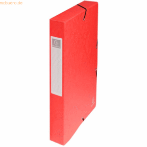 Exacompta Sammelbox A4 40mm Manila-Karton rot