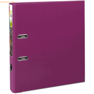 10 x Exacompta Ordner Premium A4 50mm PP fuchsia