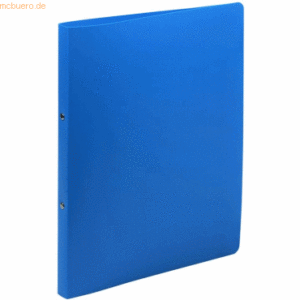 Exacompta Ringbuch Uni A4 PP 2 Ringe 15mm blau