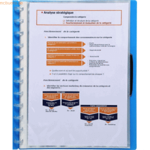 5 x Exacompta Ersatzhüllen für Sichtbuch Exaring A4 kristall transpare