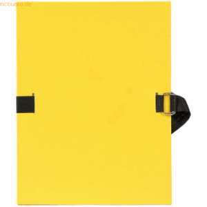 Exacompta Dokumentenmappe A4 120mm mit dehnbarem Rücken gelb
