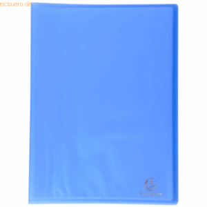 12 x Exacompta Sichtbuch Chromaline A4 30 Hüllen blau