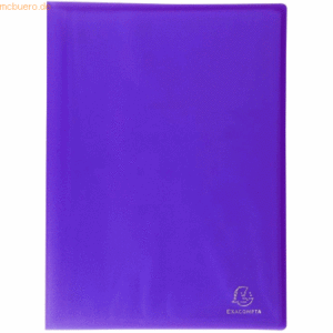 12 x Exacompta Sichtbuch Chromaline A4 30 Hüllen violett