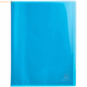 12 x Exacompta Sichtbuch Iderama A4 30 Hüllen blau