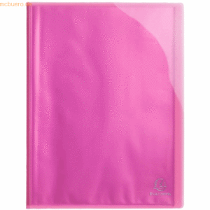 12 x Exacompta Sichtbuch Iderama A4 30 Hüllen rosa