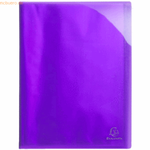 12 x Exacompta Sichtbuch Iderama A4 30 Hüllen violett