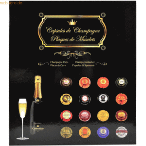 Exacompta Album für 64 Champagnerdeckel 29x32