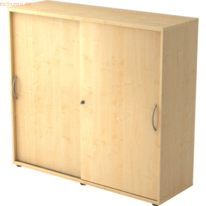 mcbuero.de Schiebetürenschrank Serie 9 3OH BxTxH 120x40x110cm Griff BM