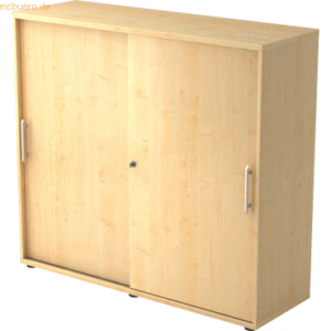 mcbuero.de Schiebetürenschrank Serie 9 3OH BxTxH 120x40x110cm Griff RE