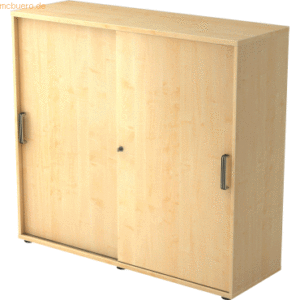 mcbuero.de Schiebetürenschrank Serie 9 3OH BxTxH 120x40x110cm Griff SG