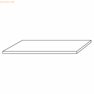 mcbuero.de Einlegboden für Schränke Solid 1000x400mm Buche