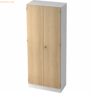 mcbuero.de Garderobeschrank Solid 5OH BxTxH 80x42x200