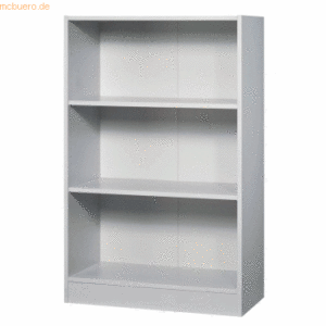 mcbuero.de Regal 3 Ordnerhöhen BxTxH 800x400x1270mm Grau