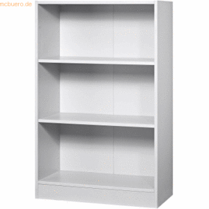 mcbuero.de Regal 3 Ordnerhöhen BxTxH 800x400x1270mm Weiß