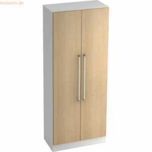 mcbuero.de Garderobenschrank Solid 5OH BxTxH 80x42x200