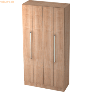 mcbuero.de Falttürenschrank Solid 5OH BxTxH 100x42x200