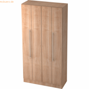 mcbuero.de Falttürenschrank Solid 5OH BxTxH 100x42x200