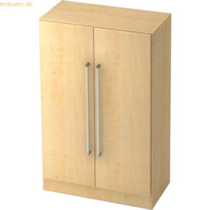 mcbuero.de Schrank Solid 3OH BxTxH 80x42x127cm Griff CE Ahorn/Ahorn