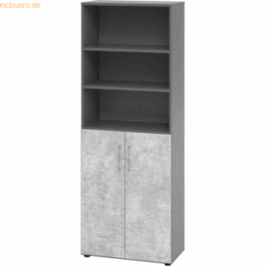 mcbuero.de Schrank 6OH /3OH Türen BxTxH 80x42x215