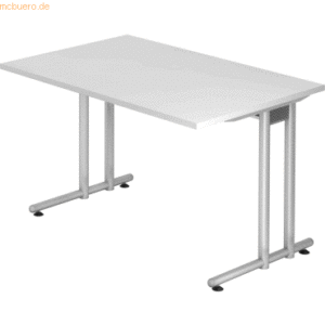 mcbuero.de Schreibtisch 1200x800mm Weiß