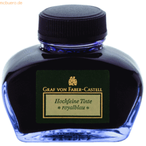 Graf von Faber Castell Tintenglas royalblau 62