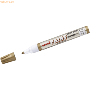 12 x Uni-Ball Lackmarker PX-20 2-3 Shiny Gold