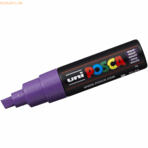 6 x Uni-Ball Fasermaler Uni Posca PC-8K 8mm violett