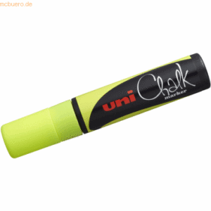 5 x Uni-Ball Kreidemarker Uni Chalk PWE-17K 15mm gelb