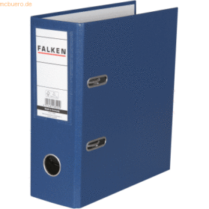 Falken Ordner A5 hoch PP 80mm blau