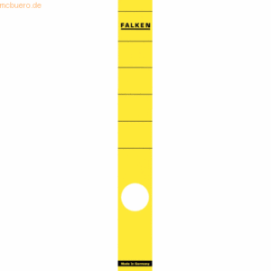 10 x Falken Ordnerrückenschilder selbstklebend 36x290mm VE=10 Stück ge