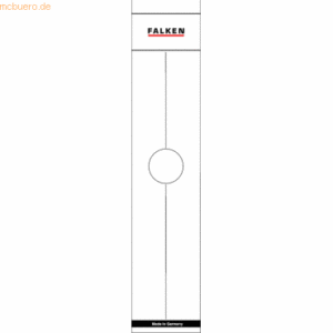 Falken Rückenschilder selbstklebend 60x290mm für Hängeordner VE=10 Stü