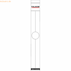 Falken Rückenschilder selbstklebend 36x290mm für Hängeordner VE=10 Stü