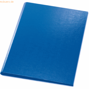 10 x Falken Klemmbrettmappe A4 folienkaschiert blau