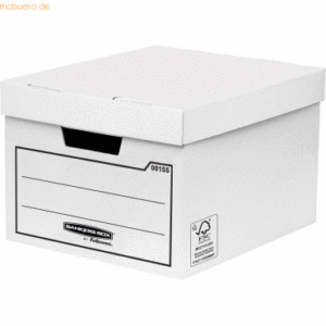 Bankers Box Aufbewahrungsbox Bankers Box 320x250x390 mm weiß VE=10 Stü