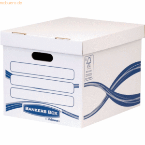 10 x Bankers Box Archivbox Standard Bankers Box Basic 317x287x384mm we