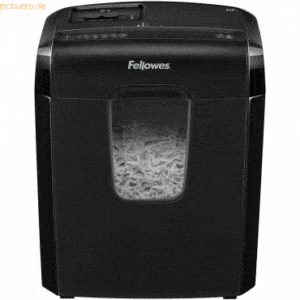 Fellowes Aktenvernichter Powershred M-6C Partikelschnitt 4x35mm schwar