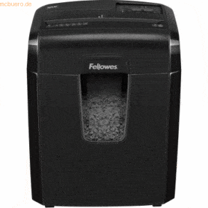 Fellowes Aktenvernichter Powershred M-8Mc Microschnitt 3x10mm schwarz