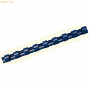 Fellowes Plastikbinderücken A4 21 Ringe blau 6mm VE=25 Stück
