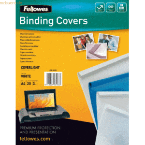 Fellowes Thermobindemappen Coverlight 3mm 150mic/170g/qm VE=20 Stück w