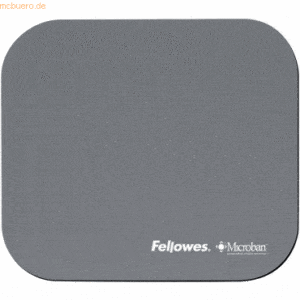 Fellowes Mauspad Microban 230x204mm silber