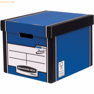 10 x Bankers Box Archivbox hoch Premium BxHxT 34
