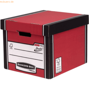 10 x Bankers Box Archivbox hoch Premium BxHxT 34