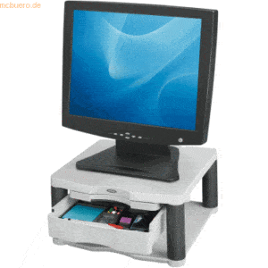 Fellowes Monitorständer Plus 340x350x120mm platin/grau