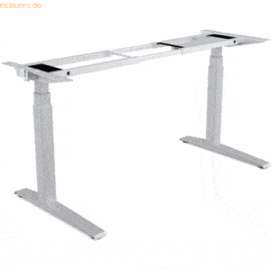 Fellowes Gestell für Tisch Levado 62x152x70 höhenverstellbar weiß